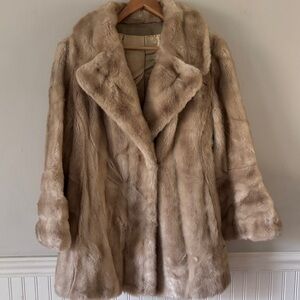 Tissavel of France Soft Tan Teddy Jacket